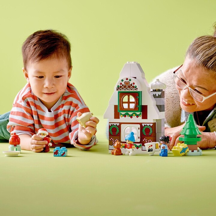 Set LEGO® DUPLO® 10976 Santa's Gingerbread House, 50 pjesë