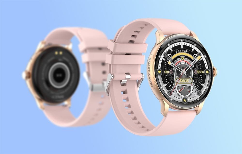 Ora inteligjente COLMI V72, 1.43" AMOLED, 100 mënyra sporti, e zezë