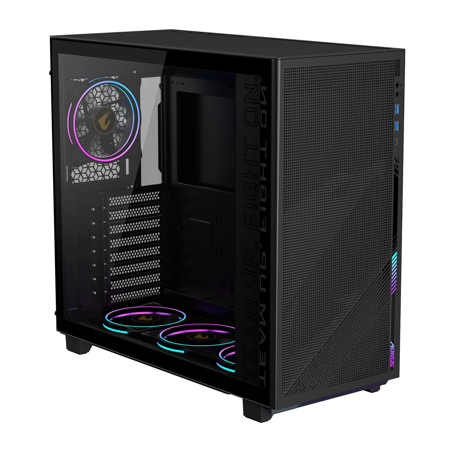 Kasë GIGABYTE AORUS C400 GLASS, Midi Tower, e zezë