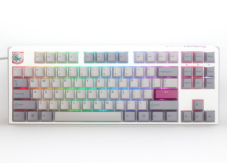 Tastierë lojërash Ducky One 3 TKL, USB, Cherry MX Brown, e argjendtë