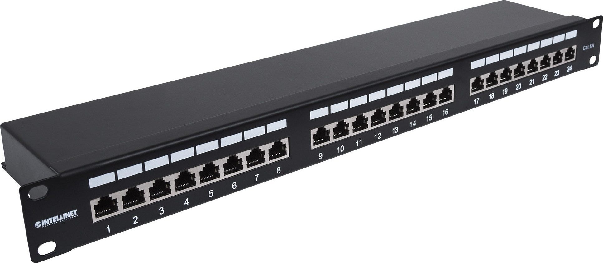 Patch panel Intellinet Cat6a FTP, 24 porta, 1U, i zi