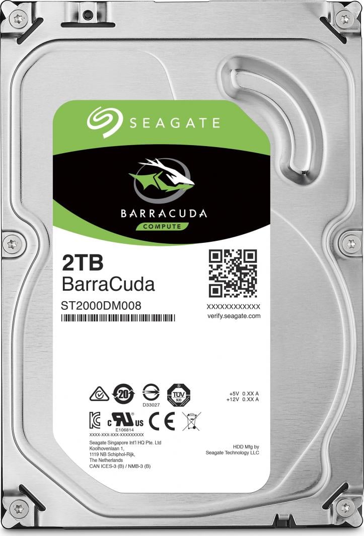 Disk HDD Seagate BarraCuda, 2TB, 3.5" SATA III
