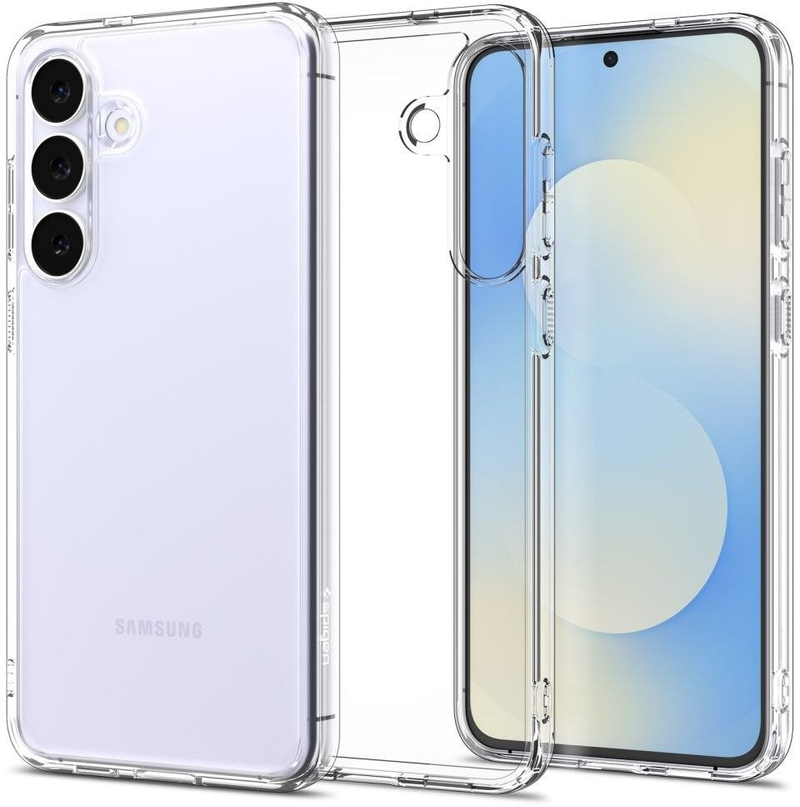 Mbështjellës telefoni Spigen Ultra Hybrid, Samsung Galaxy S25 FE, transparent