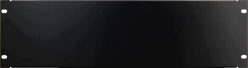 Панел за покривање RACK PULSAR RAPZ3, 3U, челик SPCC, црн