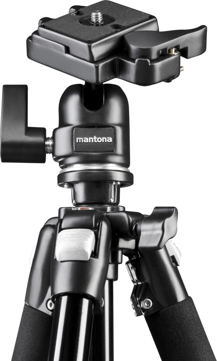 Tripod fotografik Mantona Basic Scout Max, 160cm, ball head, alumini