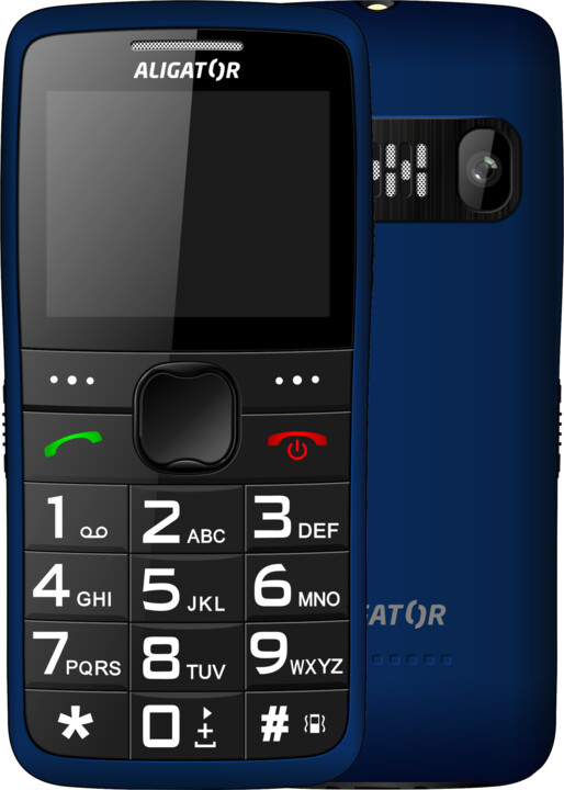 [OUTLET] Celular Aligator A675, 2.2", i zi / kaltër				