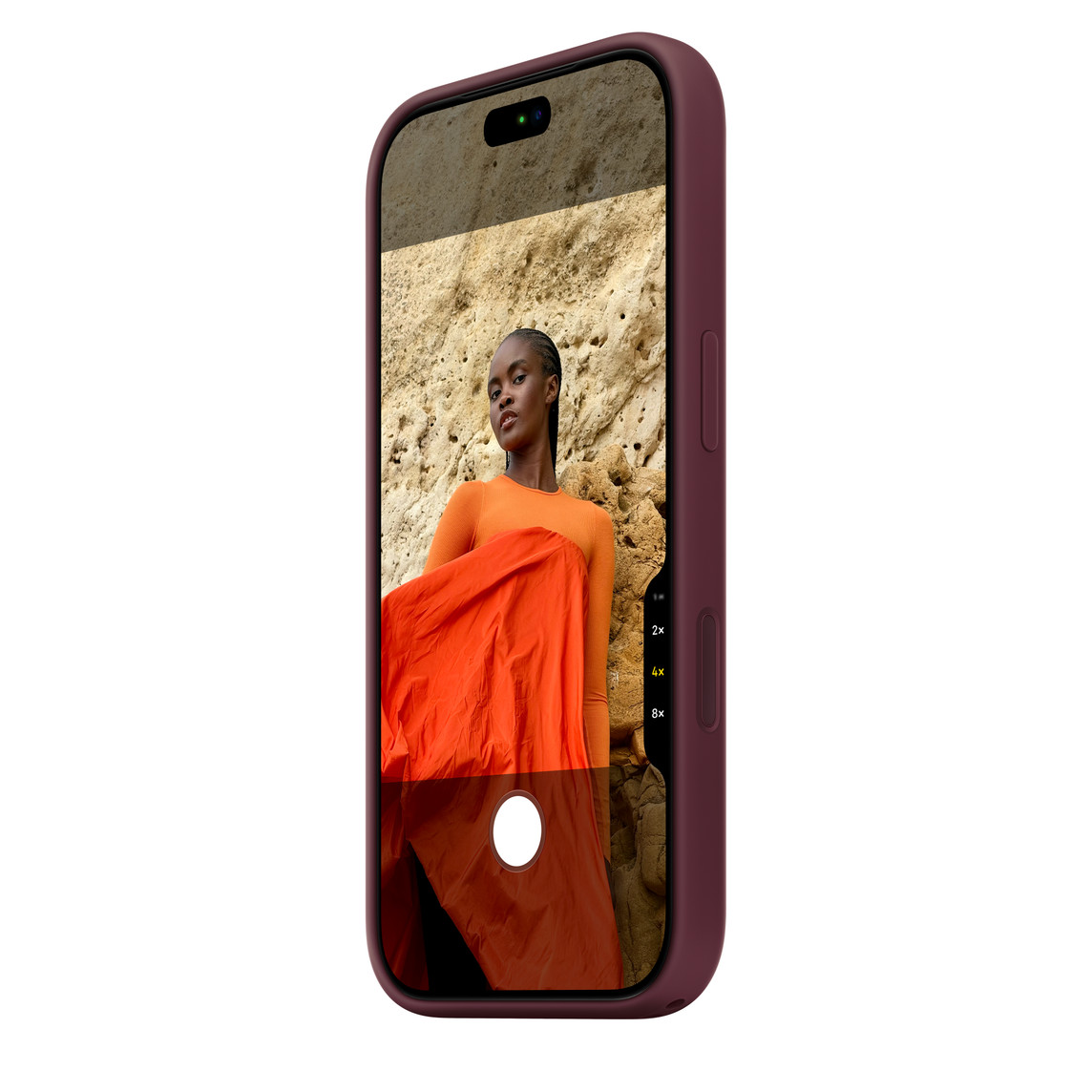 Apple iPhone 18 Pro Silicone Case with MagSafe, Burgundy