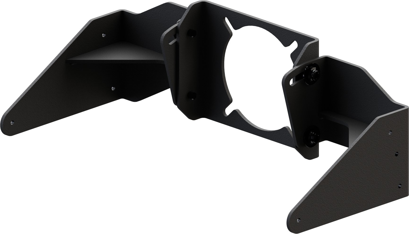 Mbështetje drejtimi Res Tech GT Direct Drive, për Simucube 2 Sport Pro Ultimate, çelik 6mm, e zezë