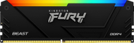 RAM меморија Kingston Fury Beast RGB, DDR4 8GB, 3600MHz CL17, црна