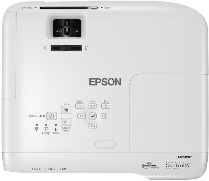 Projektor Epson EB-992F, Full HD 1080p, 4000 ANSI lumens, i bardhë