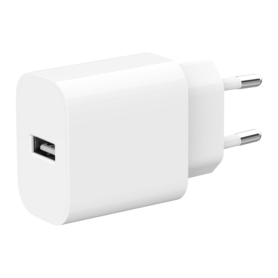 Karikues universal USB Gembird, 2.4A, 1 port, i bardhë