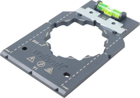 Shabllon për shënjim Wolfcraft 5975000, për kuti 68mm, plastik