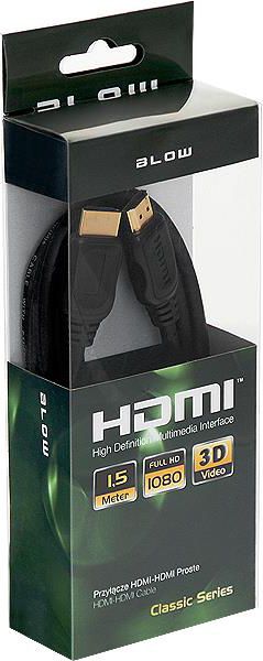 Kabllo Blow HDMI - HDMI 92-600#, 1.5m, e zezë
