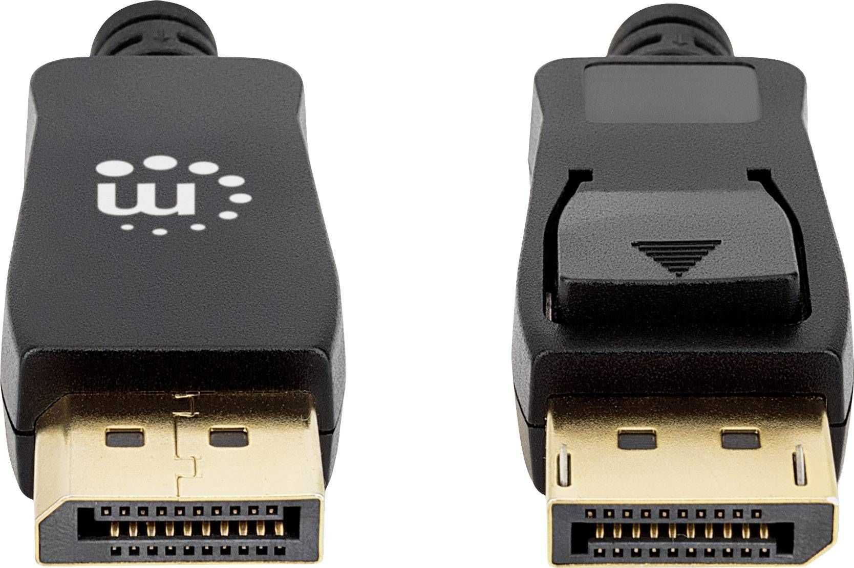 Kabllo Manhattan DisplayPort 1.4, 8K 60Hz, 2m, e zezë