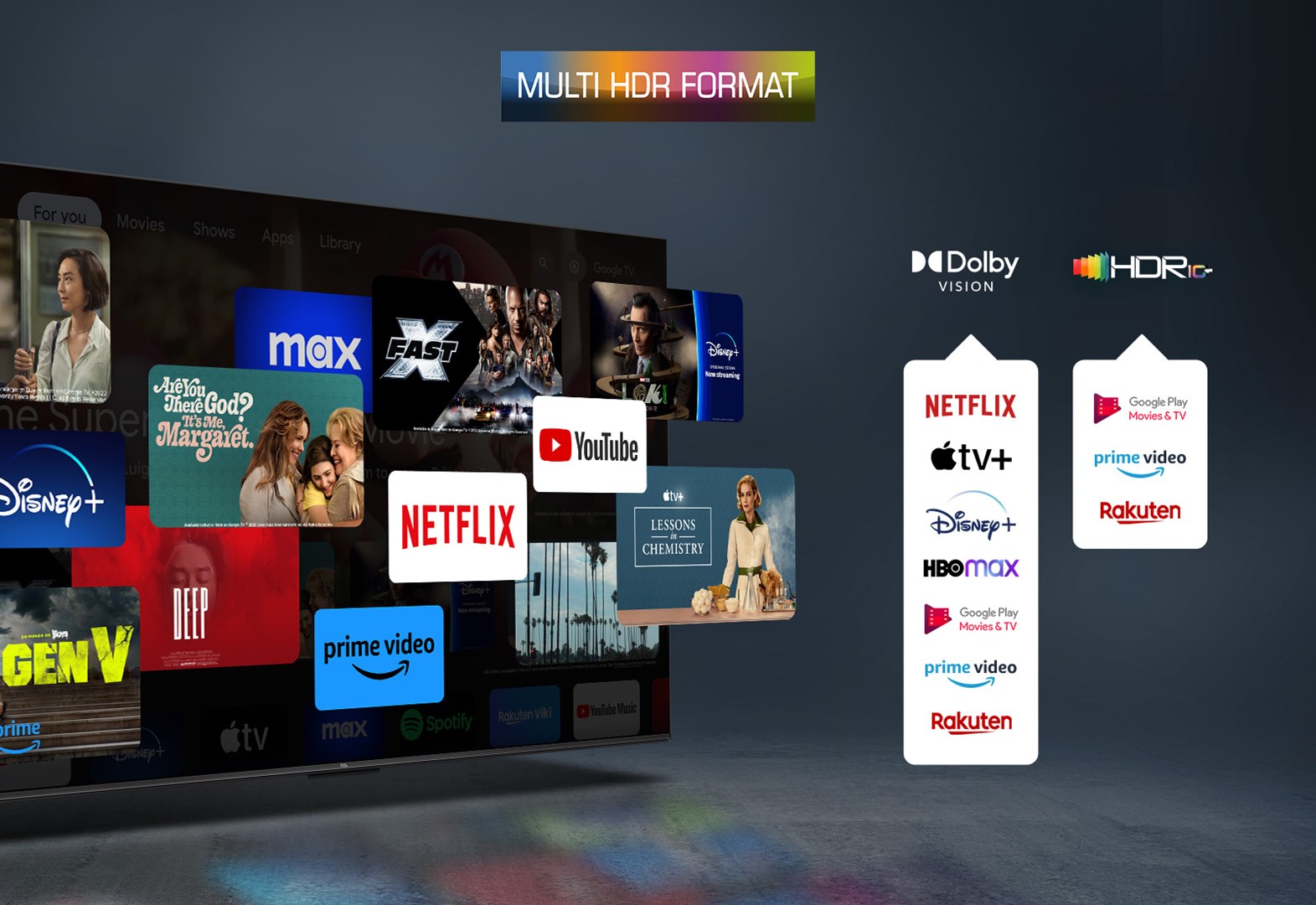 TV TCL 65C655, 65", 4K Ultra HD, QLED, Google TV, i zi