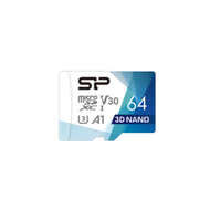 Kartë e memories Silicon Power Superior Pro, MicroSDXC, 64 GB, Class 10 + përshtatës SD