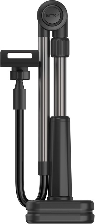 Mbajtëse universale FIXED për tablet/telefon, për fiksim në tryezën Relax, me krah rrotullues dhe të rregullueshëm, i zi