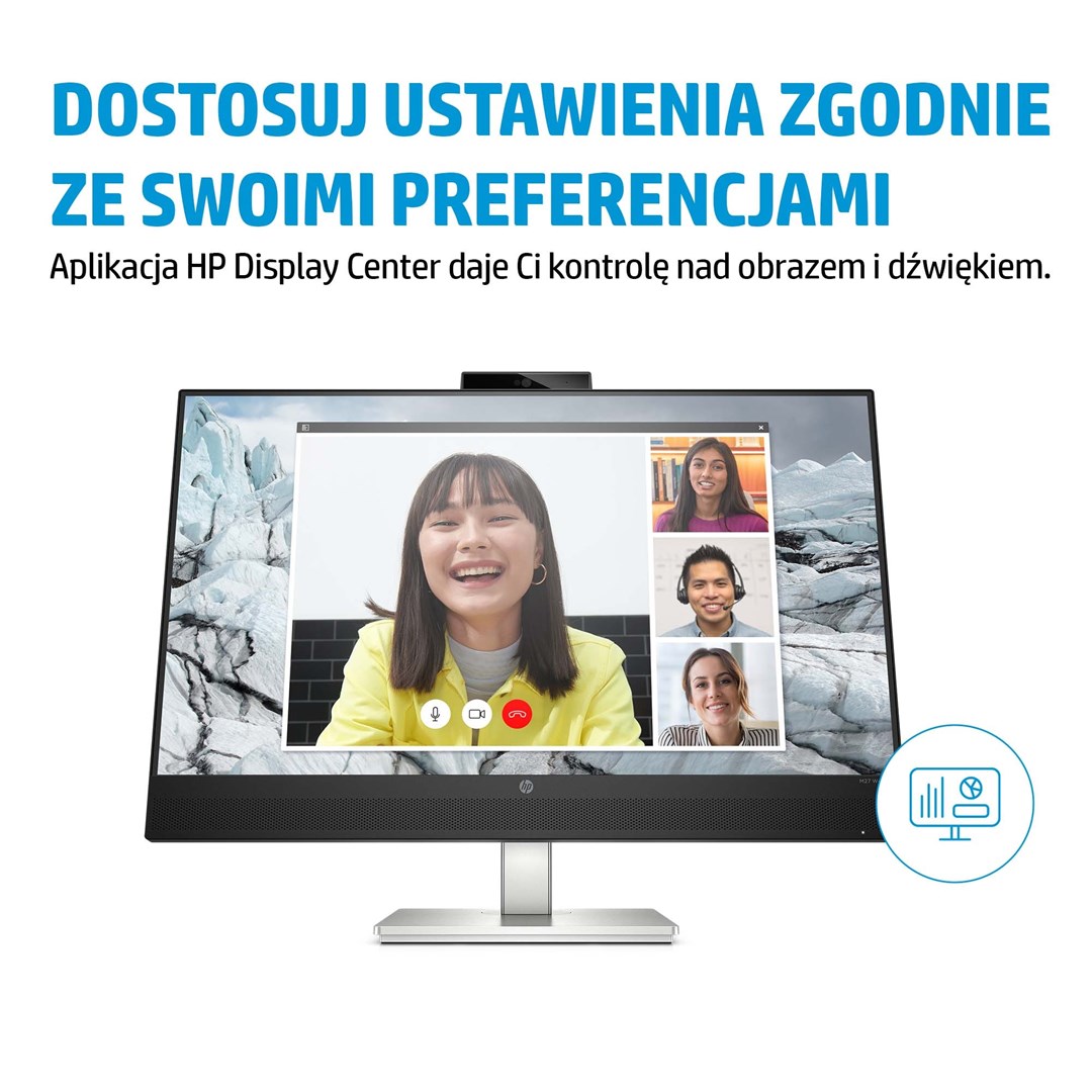 Monitor HP E27m G4, 27", QHD 2560x1440, IPS, argjendtë