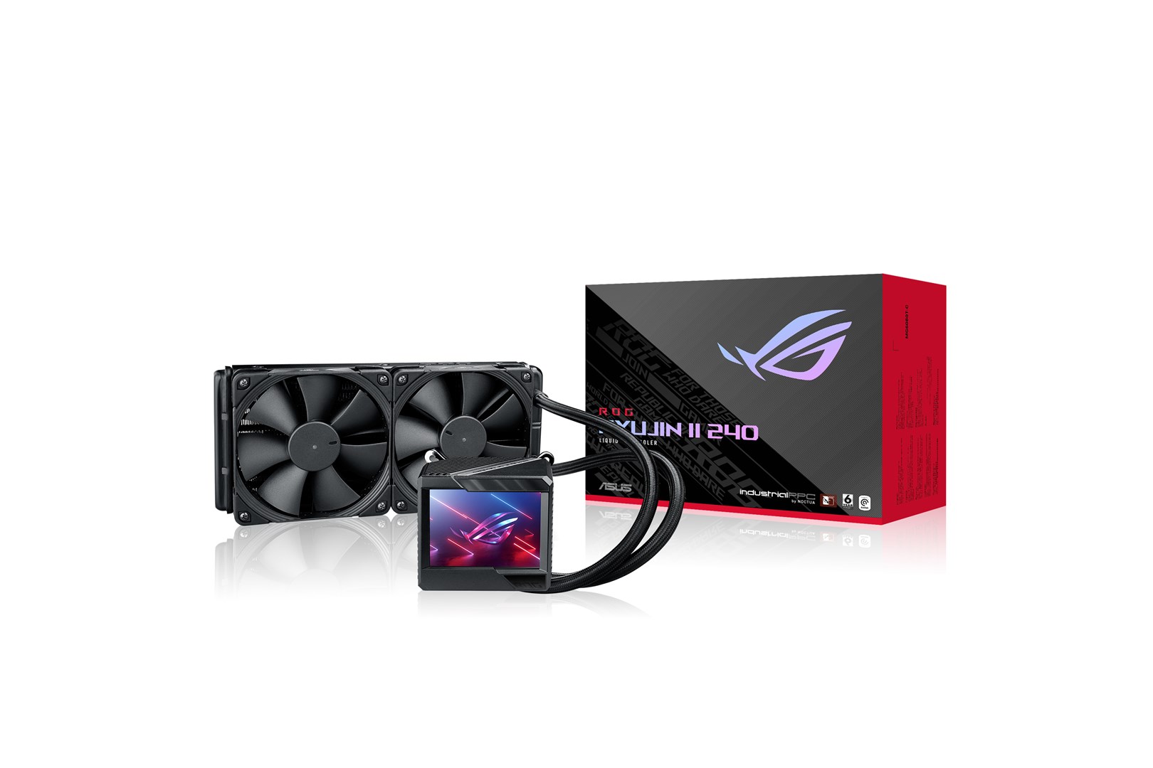 Ftohës me ujë ASUS ROG RYUJIN II 240, 12 cm, i zi