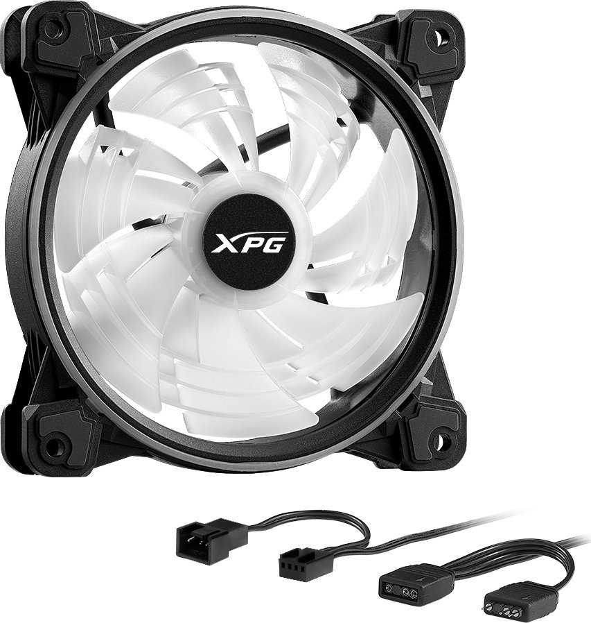 Ventilator kase PC Adata XPG Hurricane 120 ARGB PWM, 120mm, 2000RPM, i zi