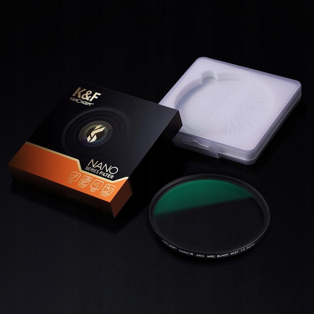 Filtër difuzioni K&amp;F Concept Black Mist 1/8, 52mm, i zi