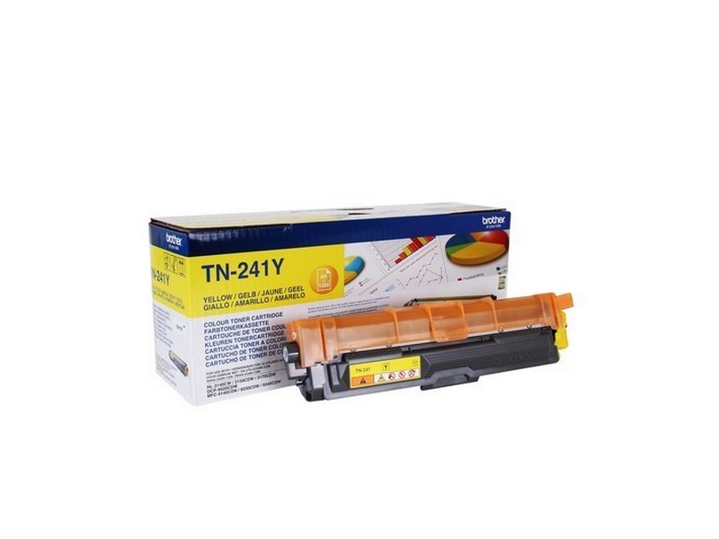 Toner kaseatë Brother TN241Y, standard, e verdhë