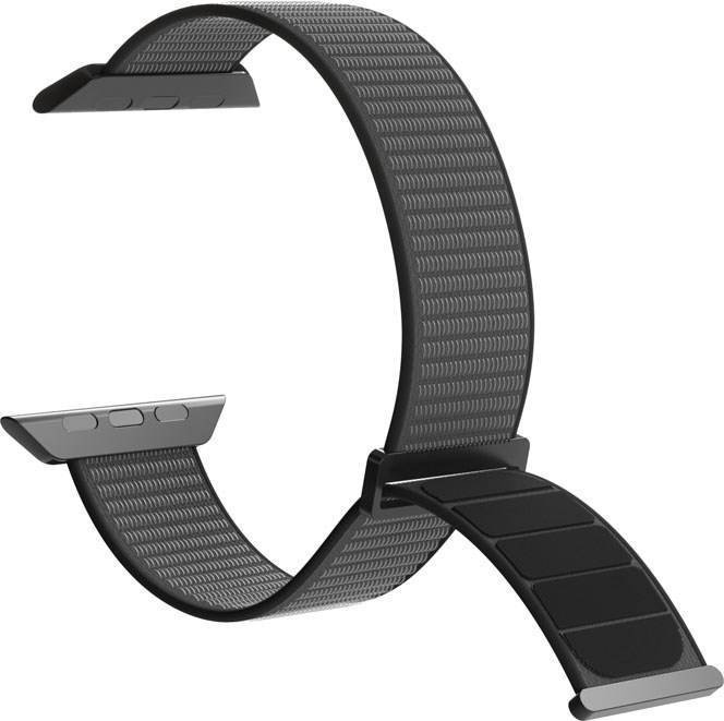 Rrip ore Puro Nylon Sport për Apple Watch 40 41mm, najlon, i zi