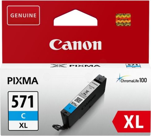 Ngjyrë për printer Canon CLI-571XL C, e kaltër