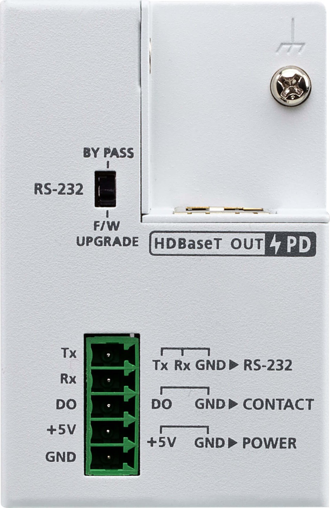 Transmetues AV Aten HDMI HDBaseT-Lite, 4K, montim në mur, i zi