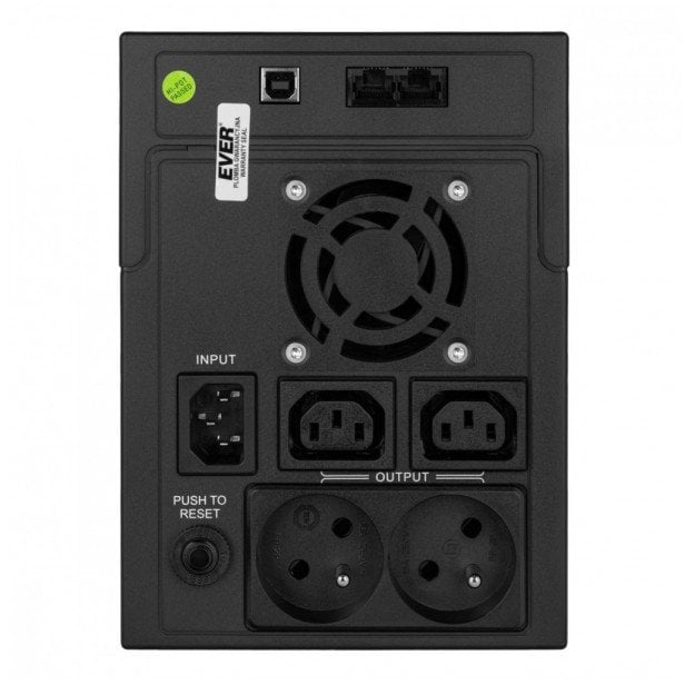 UPS Ever EASYLINE 2200 AVR USB, 2200VA, 1200W, црн