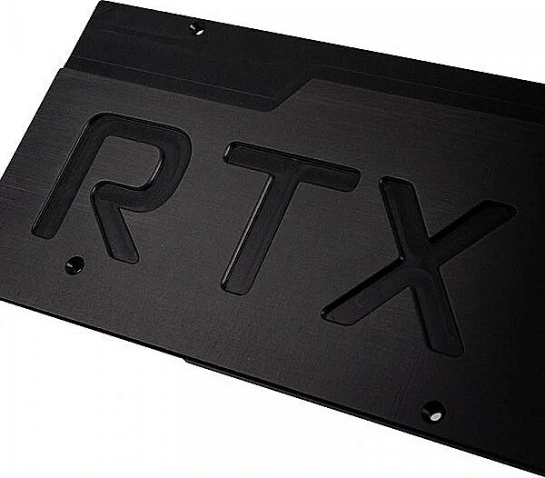 Pllakë e pasme Aqua Computer Kryographics NEXT RTX 2080, alumini, pasive, e zezë