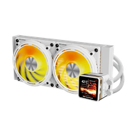 Ftohës Darkflash DE240 AIO Liquid Cooler, 240mm, i bardhë