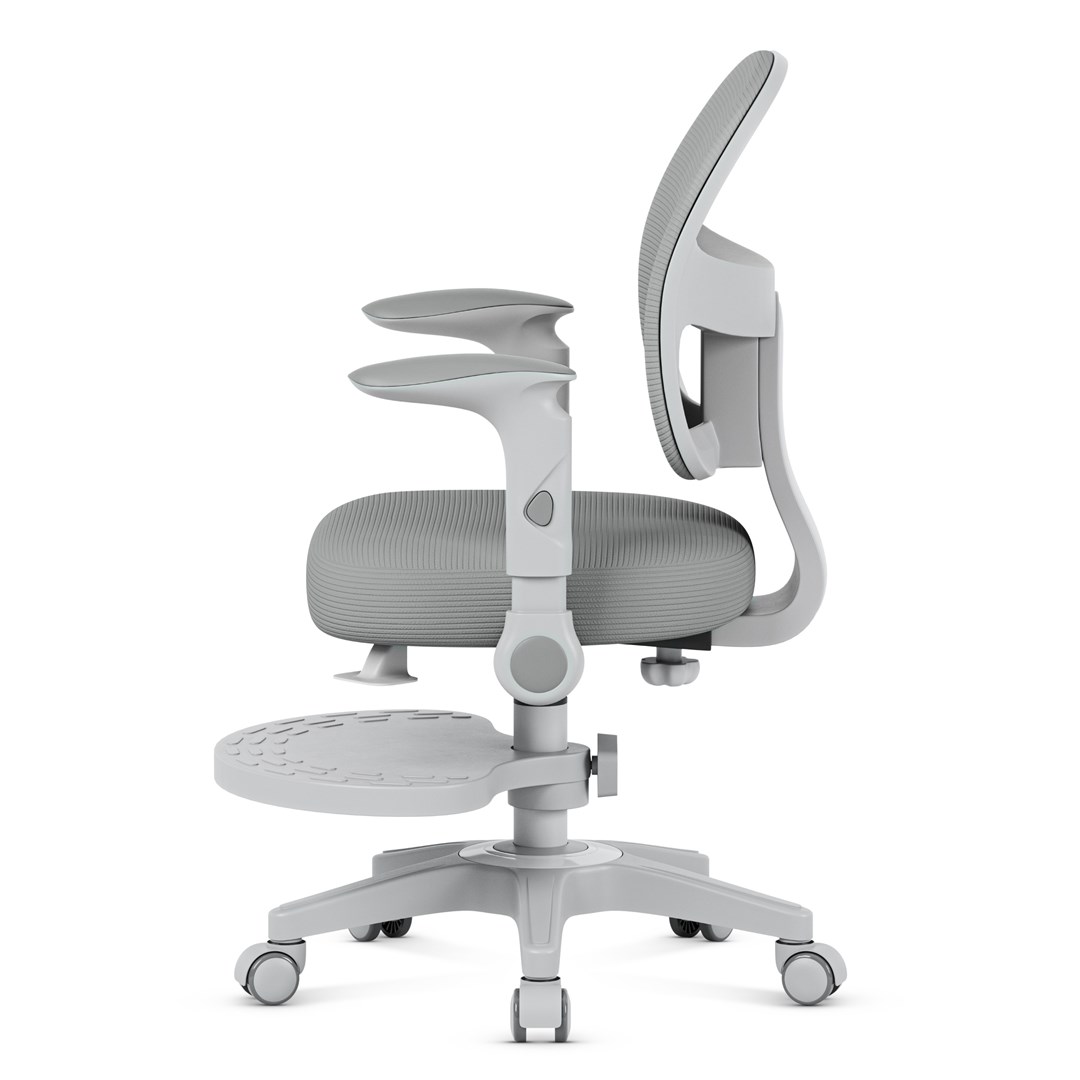 Karrige zyre MarkAdler Junior 5.0, karrige rrotulluese, gri