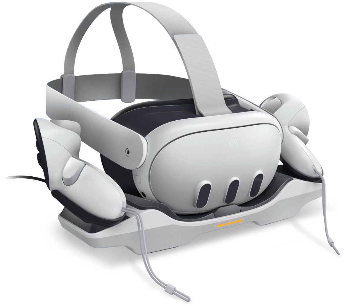 Stacion karikimi PowerA për Meta Quest 3 3S, me bateri rikarikueshme, port USB C, i zi