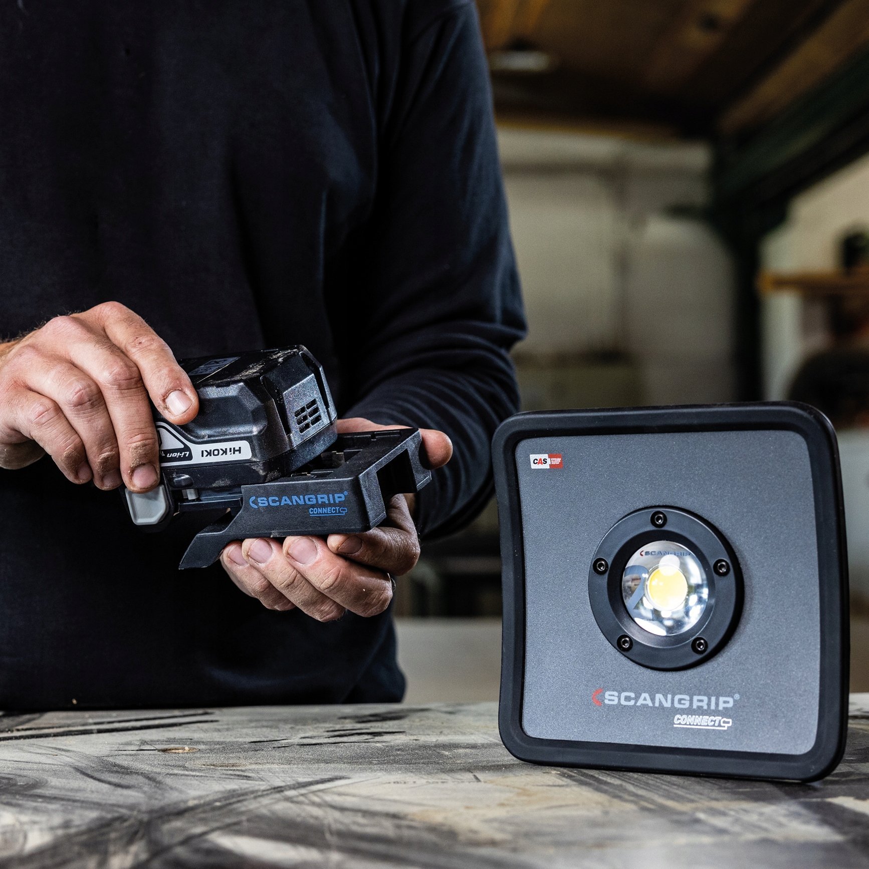 Prozhektor pune LED Scangrip CONNECT NOVA 2, 2000 lumen, COB LED, i zi