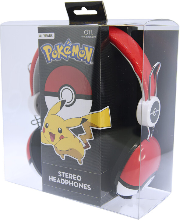 Kufje OTL Technologies Pokemon Pokeball Tween Dome, të kuqe
