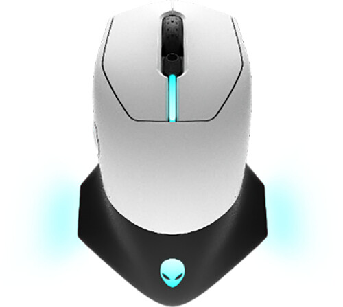 Maus Dell Alienware AW610M, i bardhë
