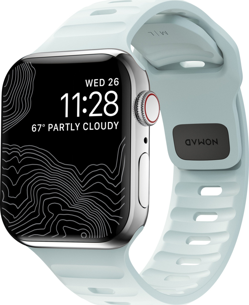 Rrip dore Nomad për Apple Watch, 38 40 41 42mm, port standard, i zi