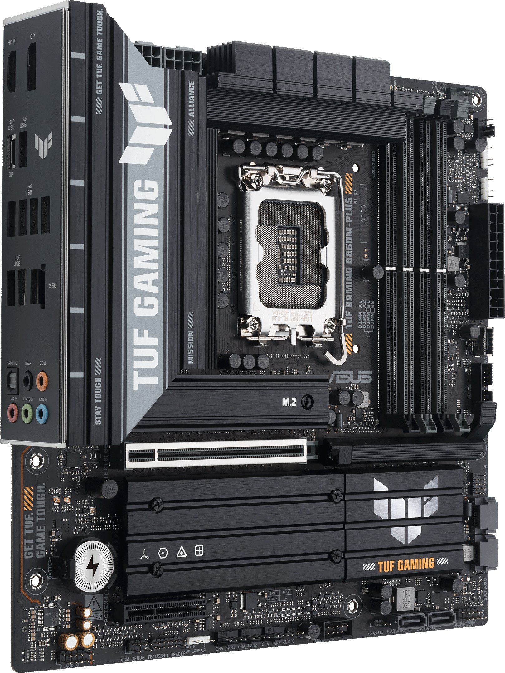 Pllakë amë ASUS TUF Gaming B860M Plus, Intel B860, DDR5, Micro ATX