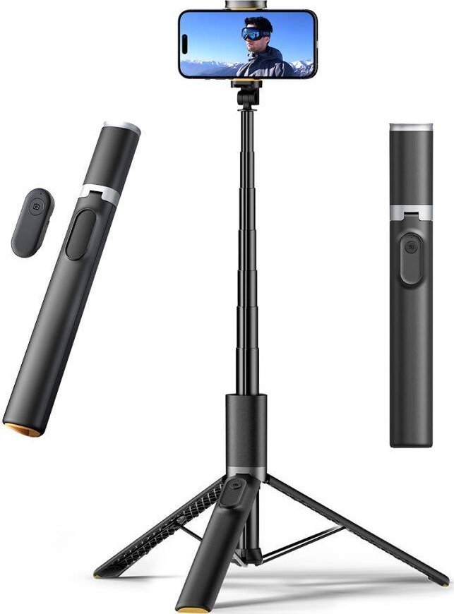 Selfie stick tripod Tech-Protect L08S, Bluetooth, 141cm, i zi