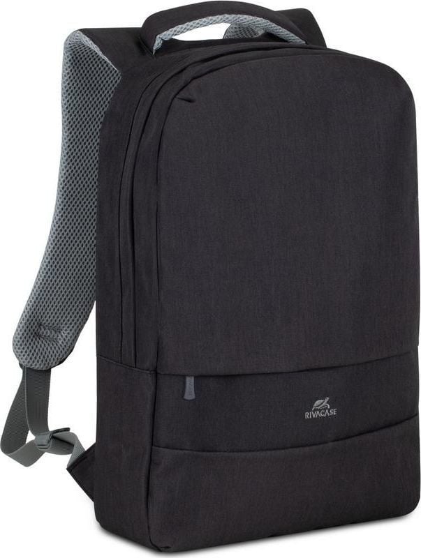 Çantë shpine për laptop RivaCase Prater 7562, 15.6", mbrojtje anti vjedhje, e zezë