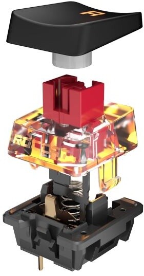 Tastierë ROCCAT Vulcan 121 AIMO, Roccat Titan Red, US, e zezë