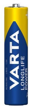 Bateri alkaline Varta Longlife Power AAA, Micro, pako 10 copë