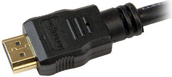 Kabllo HDMI StarTech HDMM1M, 1 m, High Speed me Ethernet, HDMI 1.4, e zezë