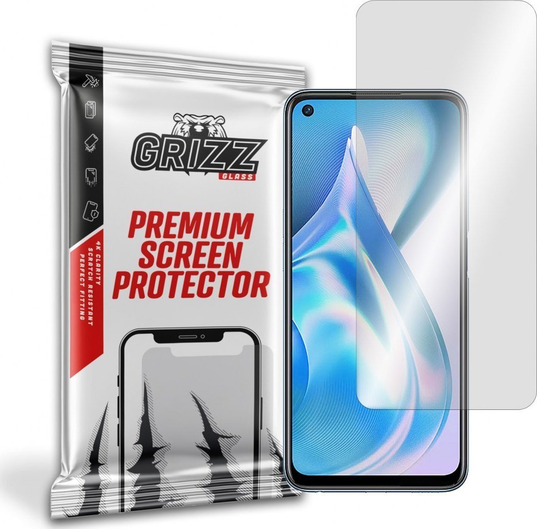 Xham mbrojtës hibrid GrizzGlass për OnePlus Ace Racing Edition, transparent
