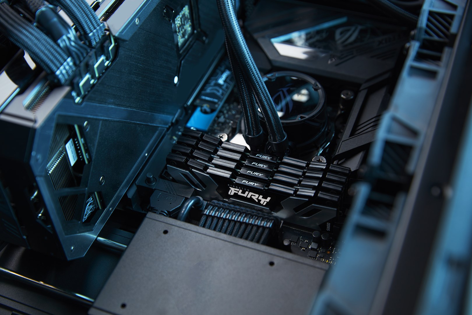 Memorie KINGSTON FURY Renegade DDR5, 48GB, 6400MHz, CL32, e argjendtë/e zezë