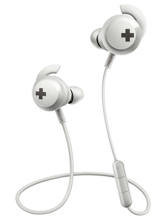 Dëgjuese Philips SHB4305WT/00, wireless, BASS+ Mic, të bardha