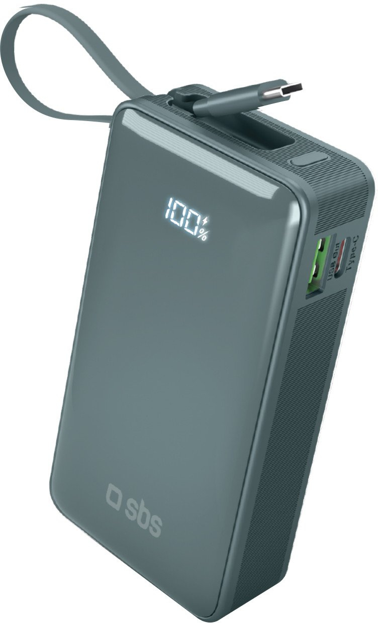 Power bank SBS TTBB10000LCDTCPD20A, 10000mAh, 20W, blu