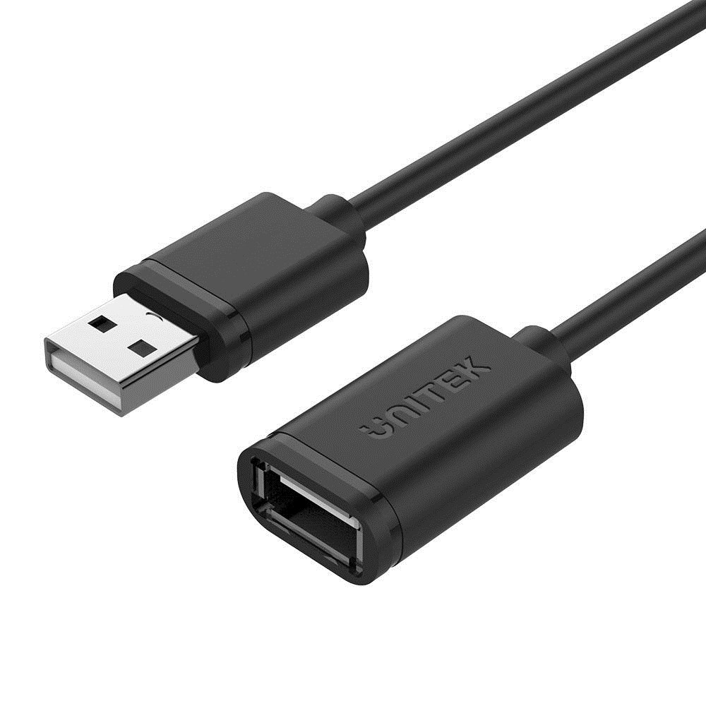 Kabllo zgjatuese USB Unitek YC450GBK, USB 2.0, 2m, e zezë