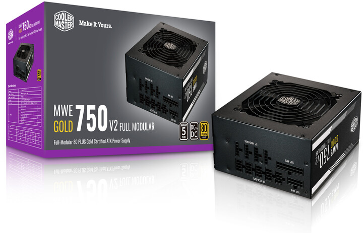 Burim energjie Cooler Master MWE Gold V2 MPE-7501-AFAAG-EU , 750W